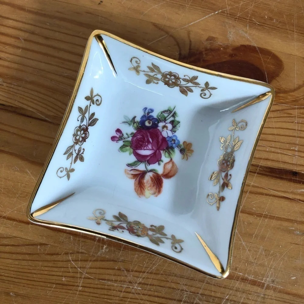 Vtg East Germany Ring Dish